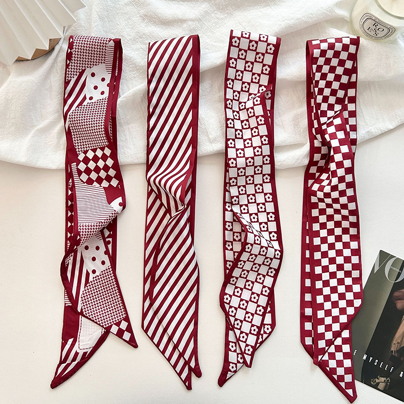 Women Bags Branded - 2026 New Luxury Brand Scarf Red