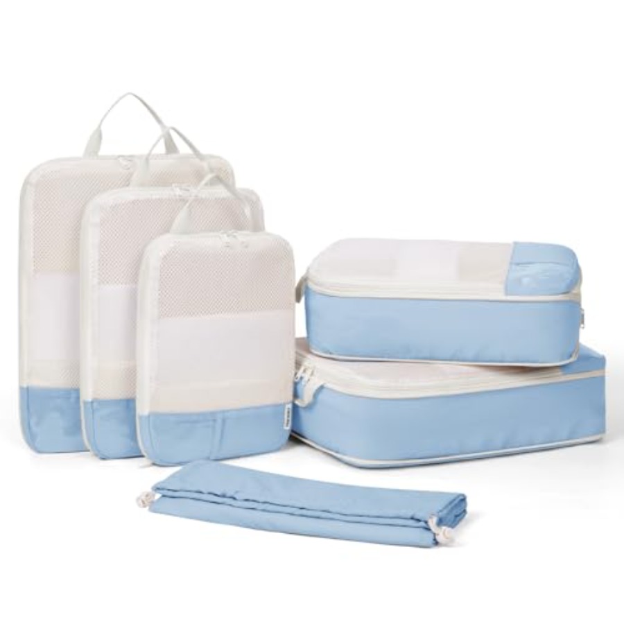 Women'S Bags - 6 Set Compression Packing Cubes for
