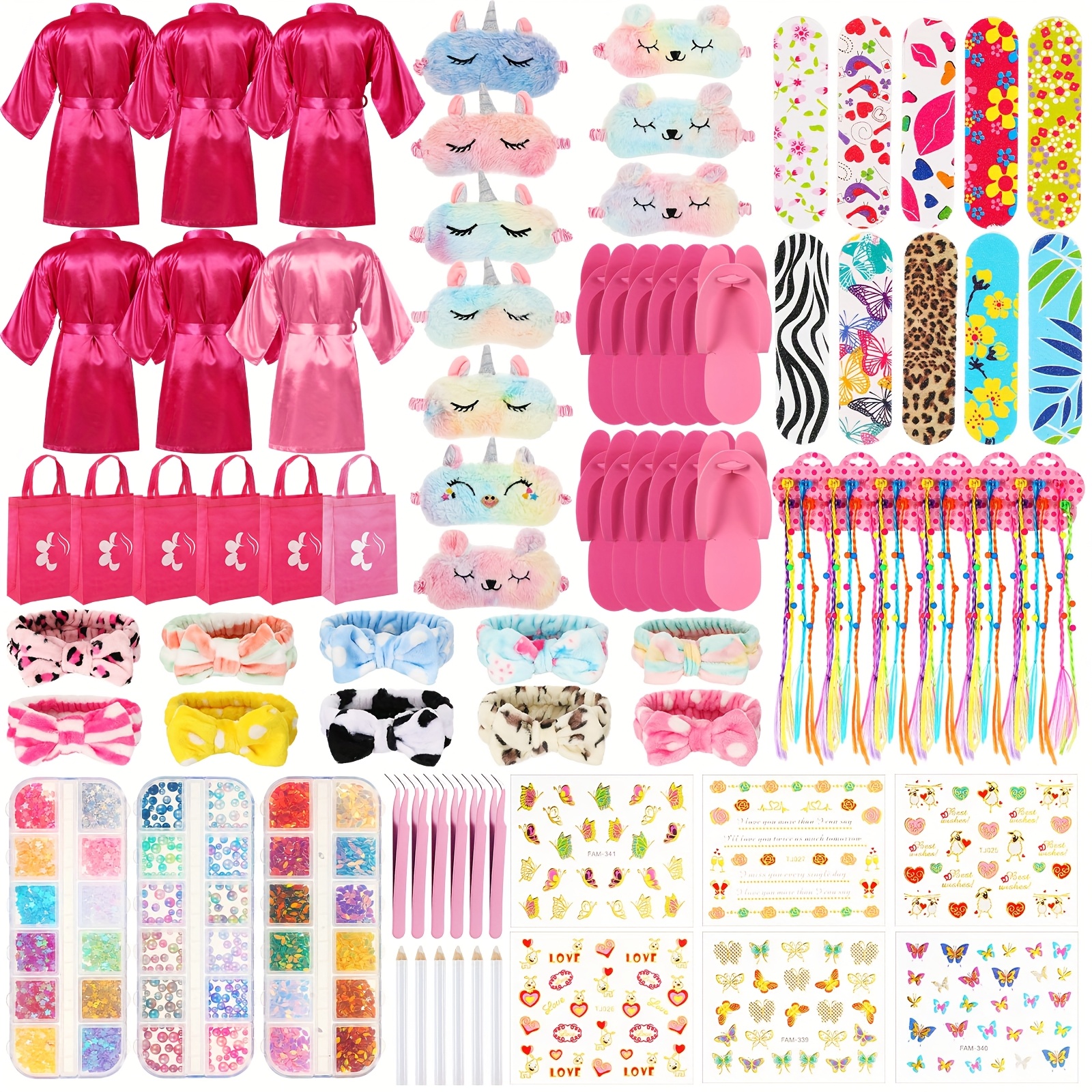 Women Bags Ru - 6 Sets Girls Spa Birthady Party