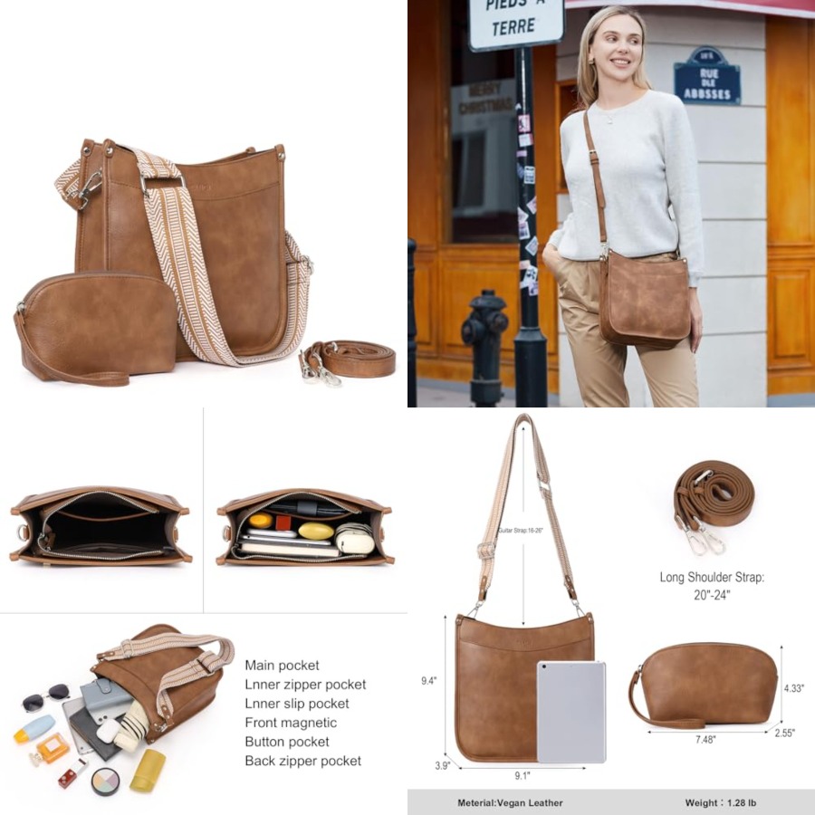 Women Bags And Purses - CLUCI Purses for Women, Vegen Leather