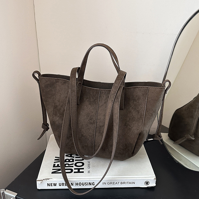 Women Bags For Sale - Light Luxury Solid PU Hasp Shoulder