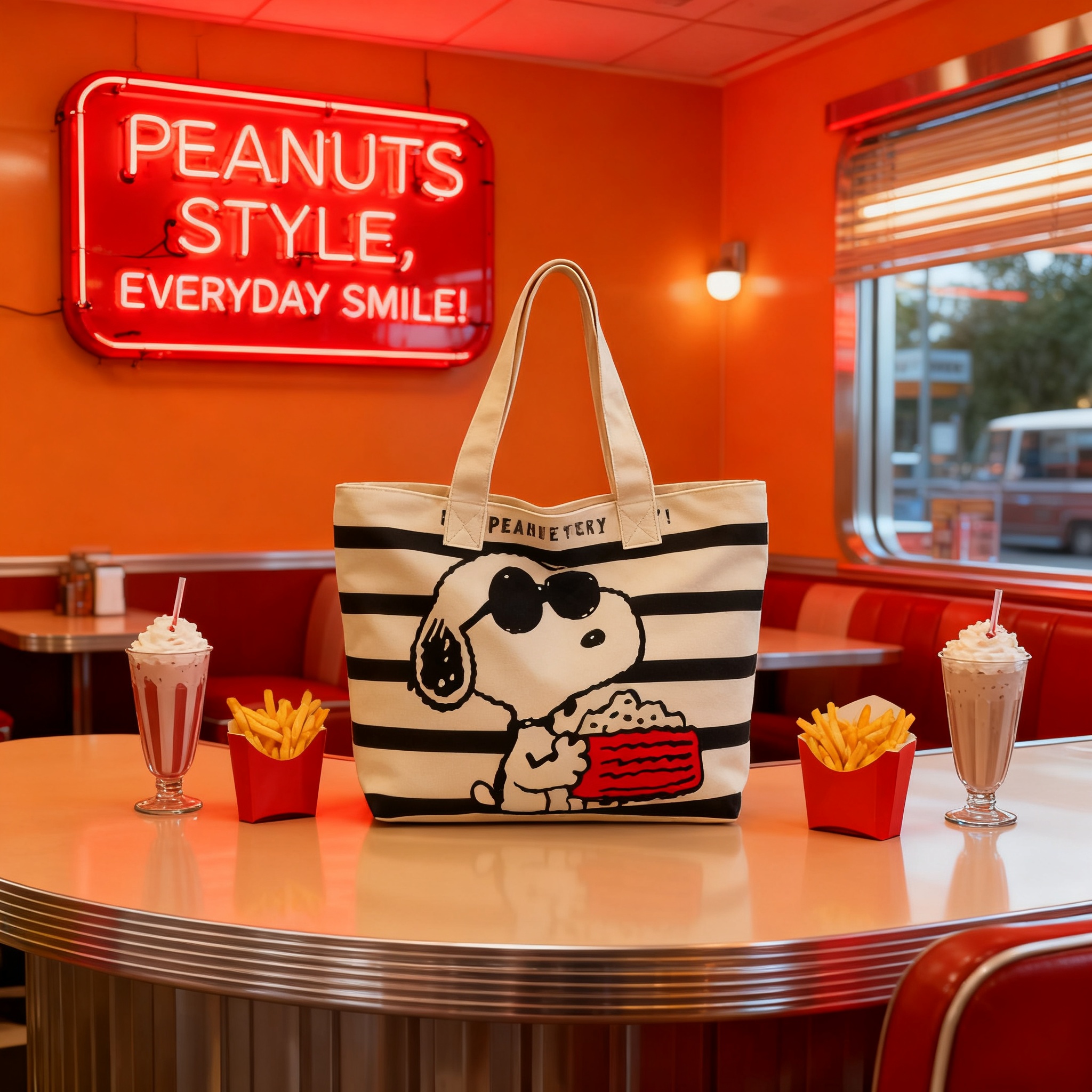 Women'S Xl Bags - Snoopy Cartoon Large Capacity Canvas Tote