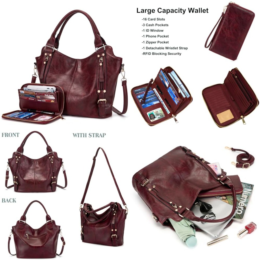 Women Bags And Purses - Crossbody Bags for Women Large Hobo