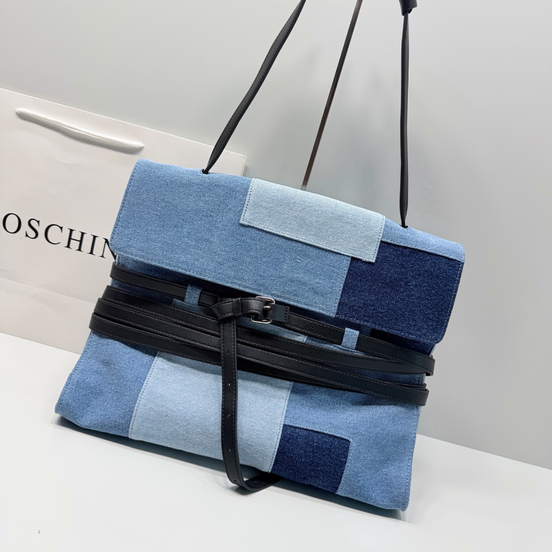 Color Block Denim Handbag Cros - Women Bags And Purses review and price
