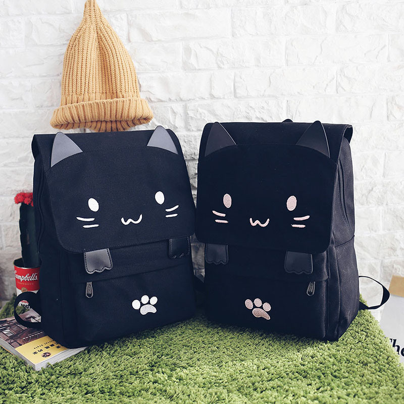 Japanese Stupid Cute 3D Cat La - Mini Backpack Women review and price