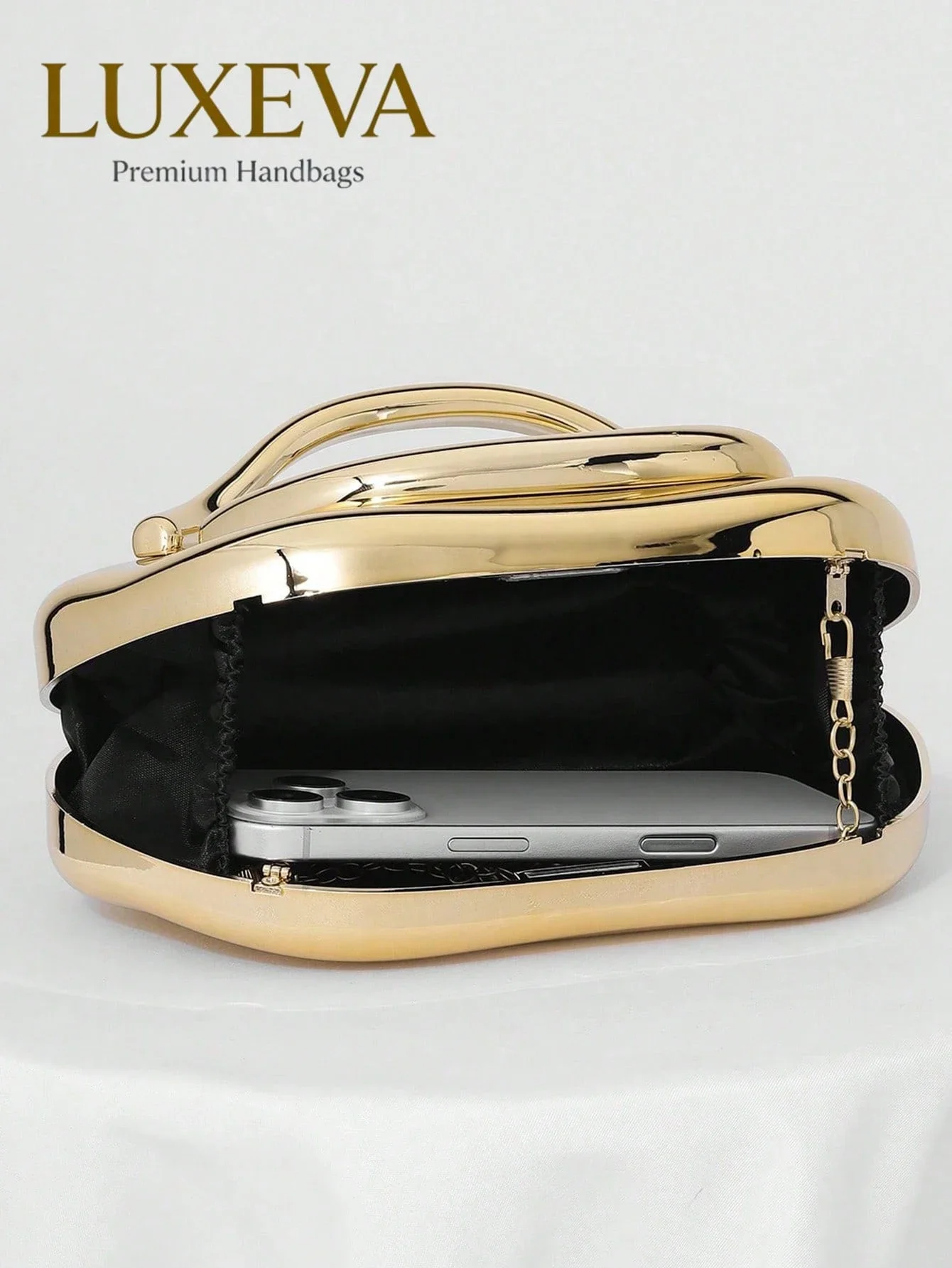 Elegant Gold Hardware Clutch B - Women Bags Ru review and price