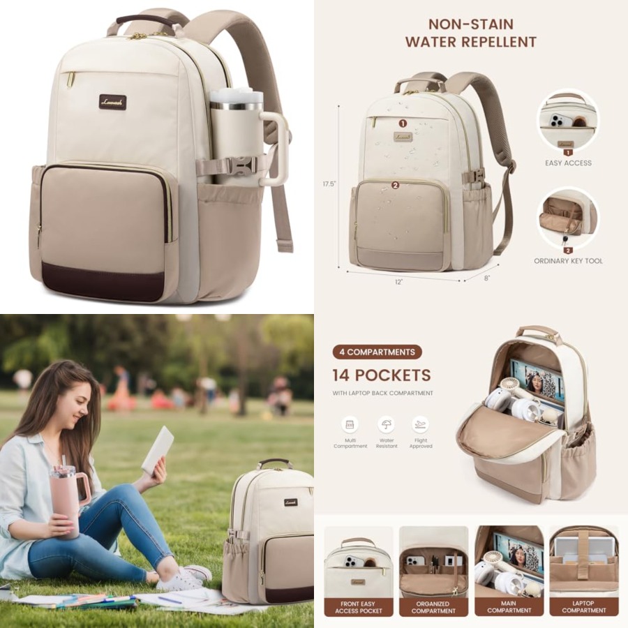 Laptop Backpack for Women with - Women Bags And Purses review and price