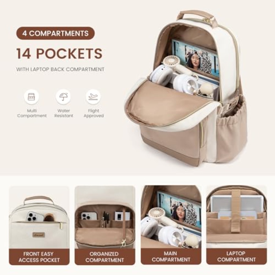 Laptop Backpack for Women with - Women Bags And Purses review and price