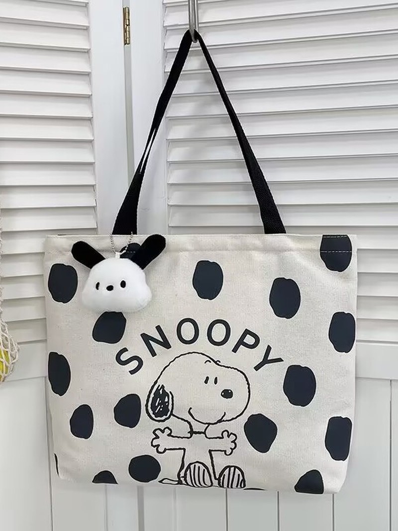 Cartoon Snoopy Canvas Shoulder - Women'S Xl Bags review and price