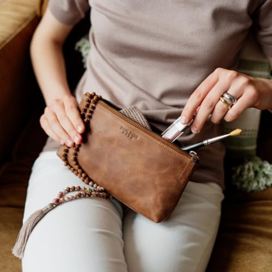 Vintage Genuine Leather Makeup - Women'S Bags review and price