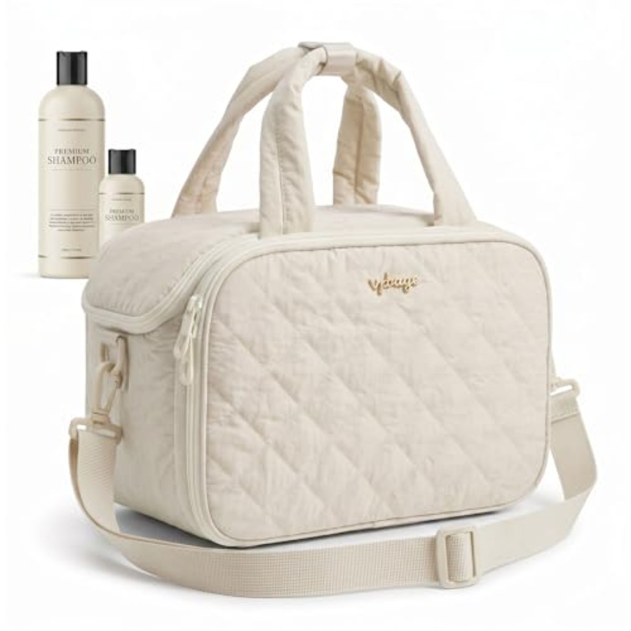 Large Quilted Toiletry Bag for - Women'S Bags review and price