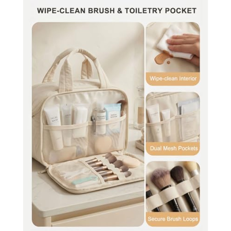 Large Quilted Toiletry Bag for - Women'S Bags review and price