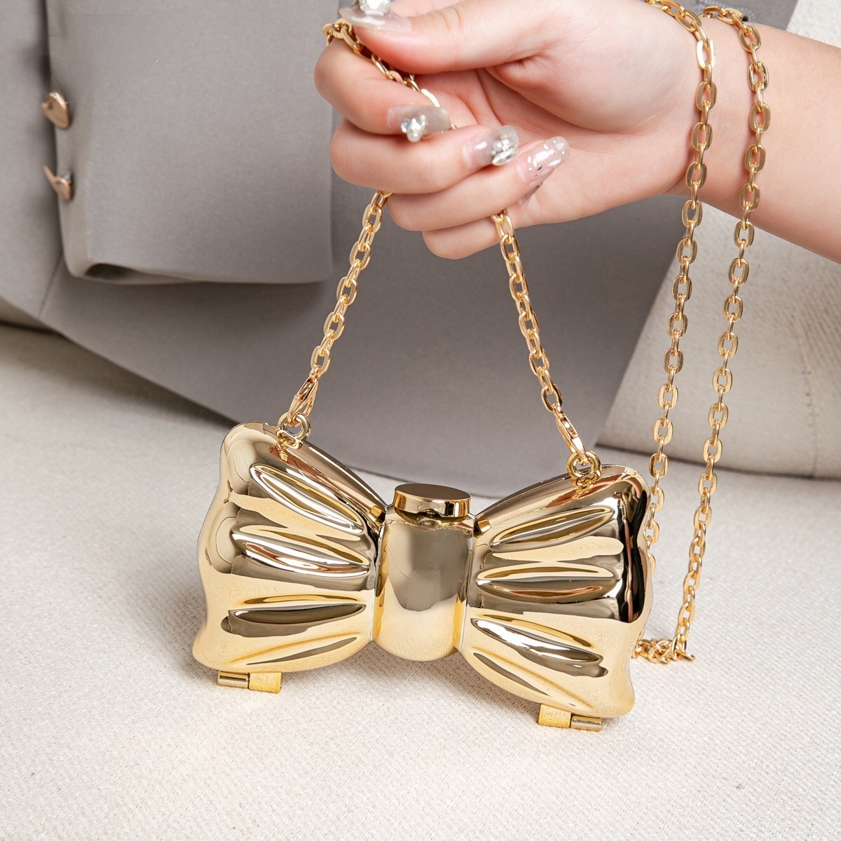 Luxury Fashion Metal Mini Hand - Women Bags Dkny review and price